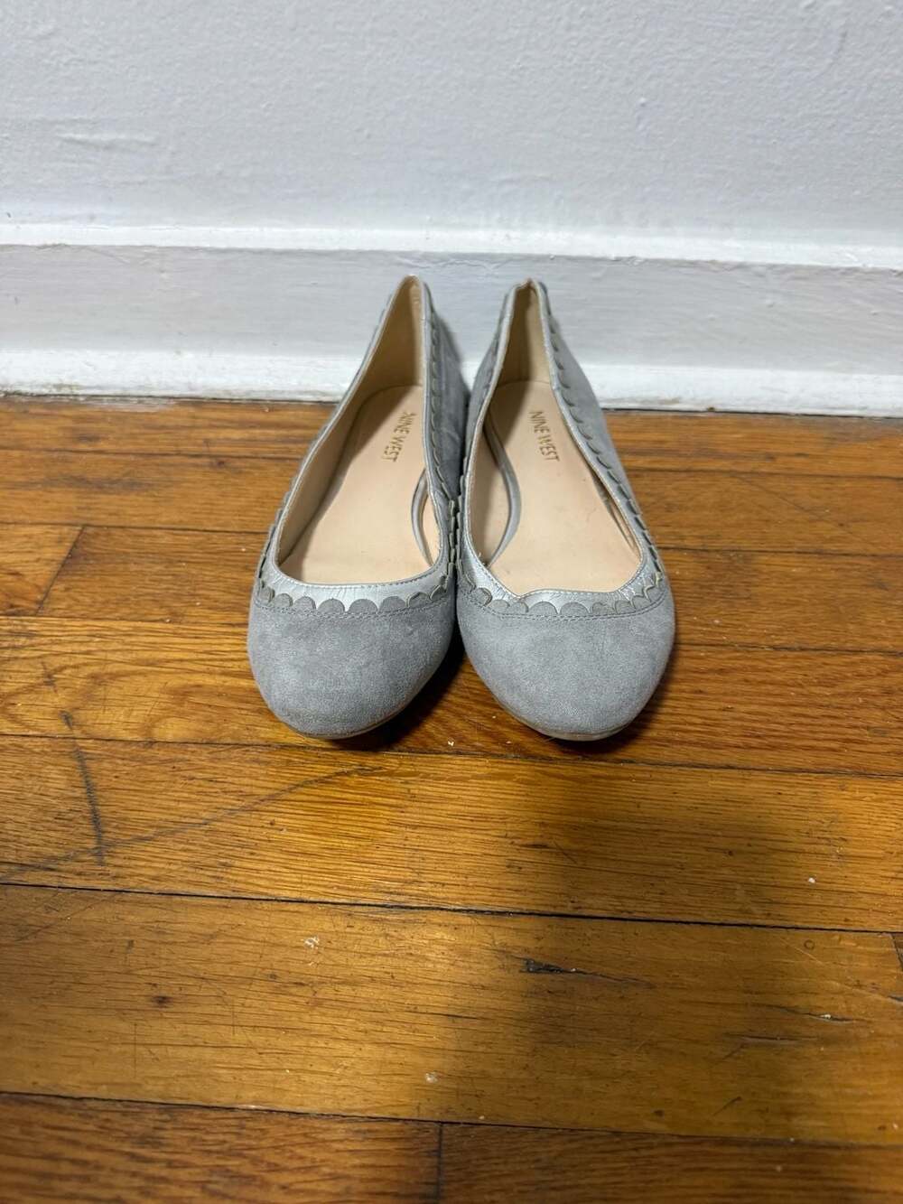 Nine West Finneyo Flat Size 6.5M Grey